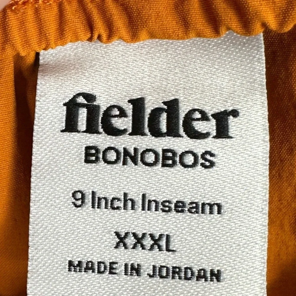 Fielder by Bonobos Shorts Mens 3XL Orange 9 Inch Inseam Cargo Outdoor Stretch